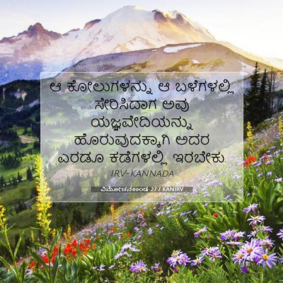 Picture 07 - ವಿಮೋಚನಕಾಂಡ 27:7 KANIRV - ಆ ಕೋಲುಗಳನ್ನು ಆ - Bible Verse Picture