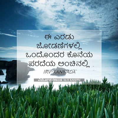 Picture 07 - ವಿಮೋಚನಕಾಂಡ 36:11 KANIRV - ಈ ಎರಡು - Bible Verse Picture