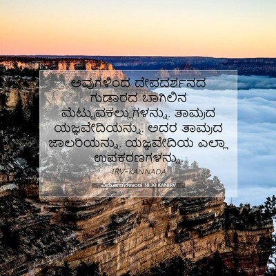 Picture 07 - ವಿಮೋಚನಕಾಂಡ 38:30 KANIRV - ಅವುಗಳಿಂದ - Bible Verse Picture