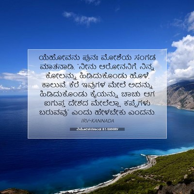 Picture 07 - ವಿಮೋಚನಕಾಂಡ 8:5 KANIRV - ಯೆಹೋವನು ಪುನಃ - Bible Verse Picture