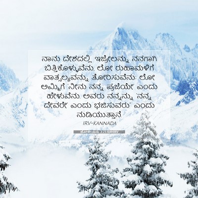 Picture 07 - ಹೋಶೇಯನು 2:23 KANIRV - ನಾನು ದೇಶದಲ್ಲಿ - Bible Verse Picture