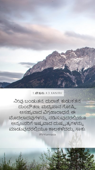 1 ಪೇತ್ರನು 4:3 KANIRV Bible Verse Image