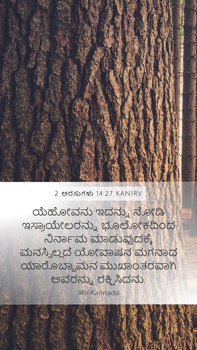 2 ಅರಸುಗಳು 14:27 KANIRV Bible Verse Image