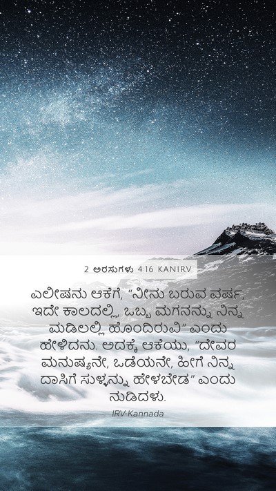 2 ಅರಸುಗಳು 4:16 KANIRV Bible Verse Image