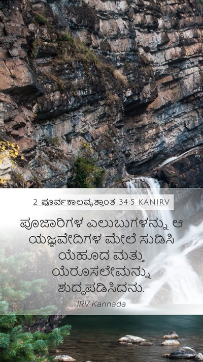 2 ಪೂರ್ವಕಾಲವೃತ್ತಾಂತ 34:5 KANIRV Bible Verse Image