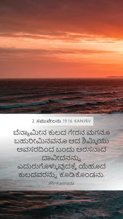 2 ಸಮುವೇಲನು 19:16 KANIRV Bible Verse Image