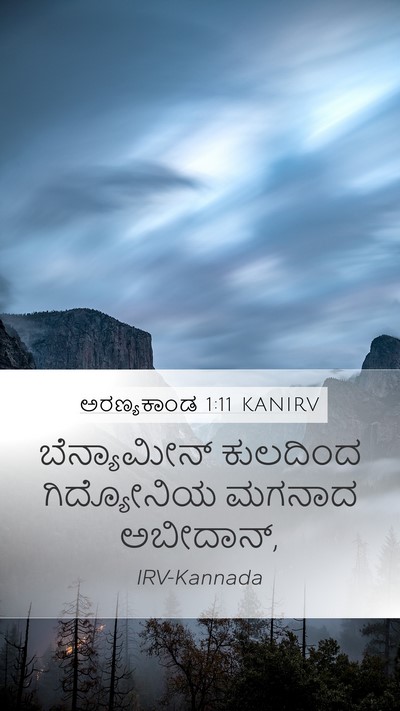 ಅರಣ್ಯಕಾಂಡ 1:11 KANIRV Bible Verse Image