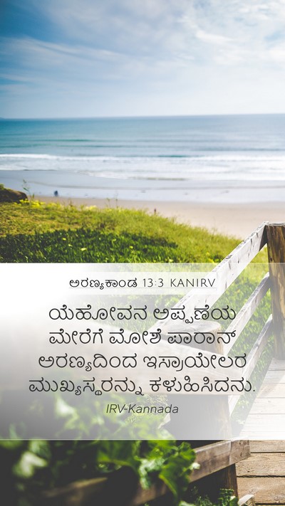 ಅರಣ್ಯಕಾಂಡ 13:3 KANIRV Bible Verse Image