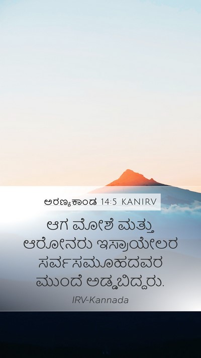 ಅರಣ್ಯಕಾಂಡ 14:5 KANIRV Bible Verse Image