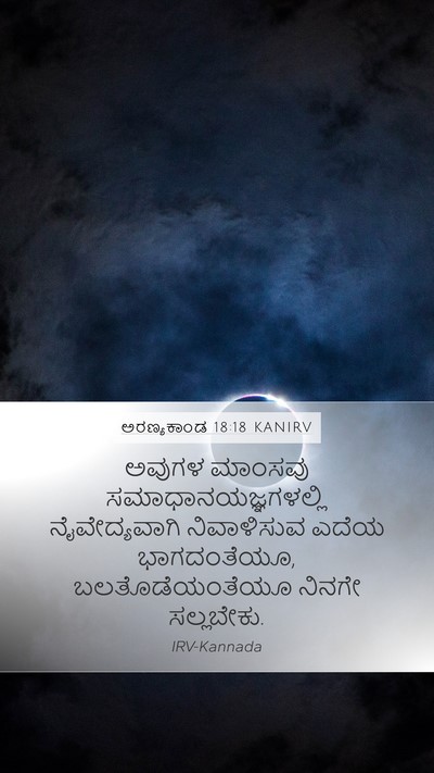 ಅರಣ್ಯಕಾಂಡ 18:18 KANIRV Bible Verse Image
