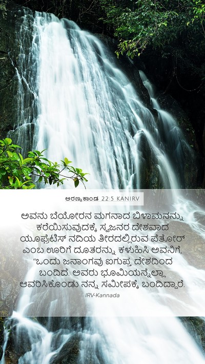 ಅರಣ್ಯಕಾಂಡ 22:5 KANIRV Bible Verse Image