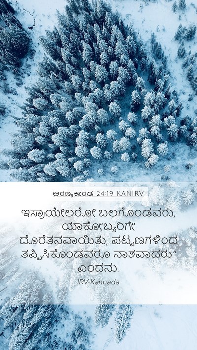 ಅರಣ್ಯಕಾಂಡ 24:19 KANIRV Bible Verse Image