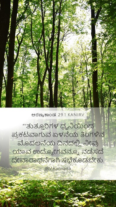 ಅರಣ್ಯಕಾಂಡ 29:1 KANIRV Bible Verse Image