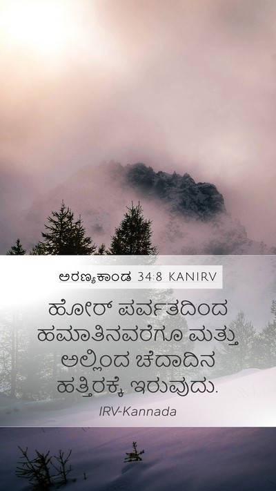ಅರಣ್ಯಕಾಂಡ 34:8 KANIRV Bible Verse Image
