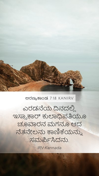 ಅರಣ್ಯಕಾಂಡ 7:18 KANIRV Bible Verse Image