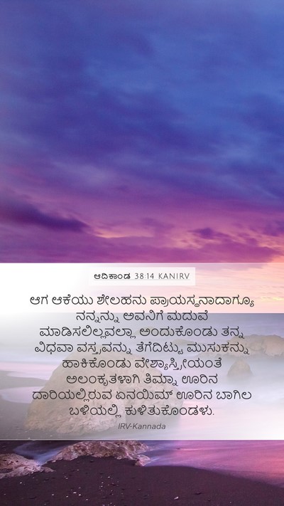 ಆದಿಕಾಂಡ 38:14 KANIRV Bible Verse Image