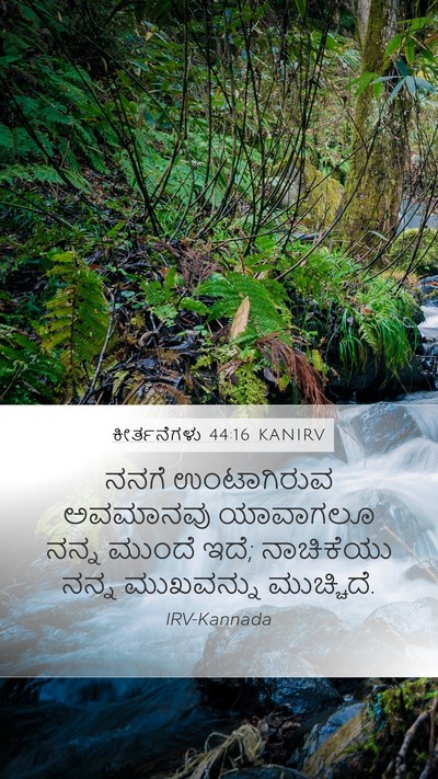 ಕೀರ್ತನೆಗಳು 44:16 KANIRV Bible Verse Image