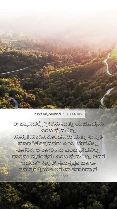 ಕೊಲೊಸ್ಸೆಯವರಿಗೆ 3:11 KANIRV Bible Verse Image