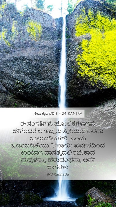 ಗಲಾತ್ಯದವರಿಗೆ 4:24 KANIRV Bible Verse Image