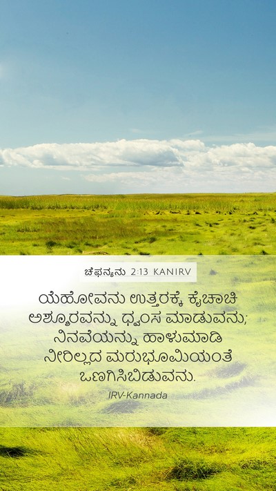 ಚೆಫನ್ಯನು 2:13 KANIRV Bible Verse Image