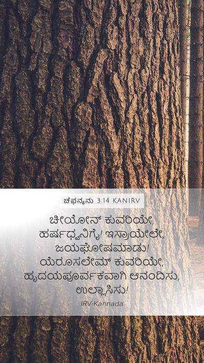 ಚೆಫನ್ಯನು 3:14 KANIRV Bible Verse Image