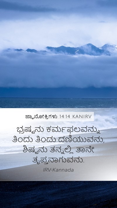 ಜ್ಞಾನೋಕ್ತಿಗಳು 14:14 KANIRV Bible Verse Image