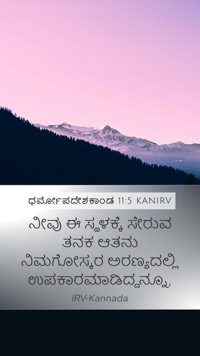 ಧರ್ಮೋಪದೇಶಕಾಂಡ 11:5 KANIRV Mobile Phone Wallpaper - ನೀವು ಈ ಸ್ಥಳಕ್ಕೆ - Mobile Bible Verse Wallpaper