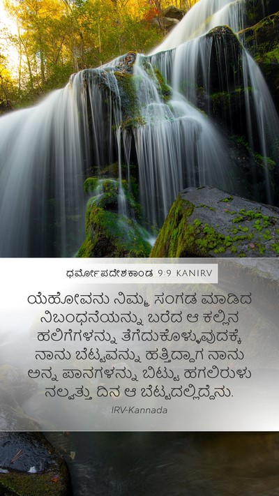 ಧರ್ಮೋಪದೇಶಕಾಂಡ 9:9 KANIRV Bible Verse Image
