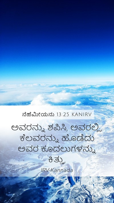 ನೆಹೆಮೀಯನು 13:25 KANIRV Bible Verse Image