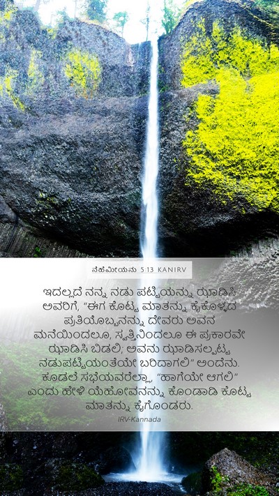 ನೆಹೆಮೀಯನು 5:13 KANIRV Bible Verse Image