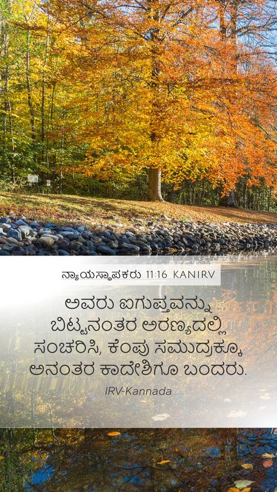 ನ್ಯಾಯಸ್ಥಾಪಕರು 11:16 KANIRV Mobile Phone Wallpaper - ಅವರು ಐಗುಪ್ತವನ್ನು - Mobile Bible Verse Wallpaper