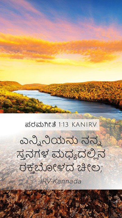 ಪರಮಗೀತೆ 1:13 KANIRV Bible Verse Image