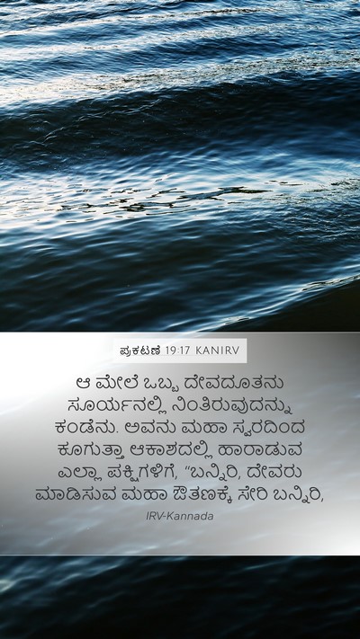 ಪ್ರಕಟಣೆ 19:17 KANIRV Bible Verse Image