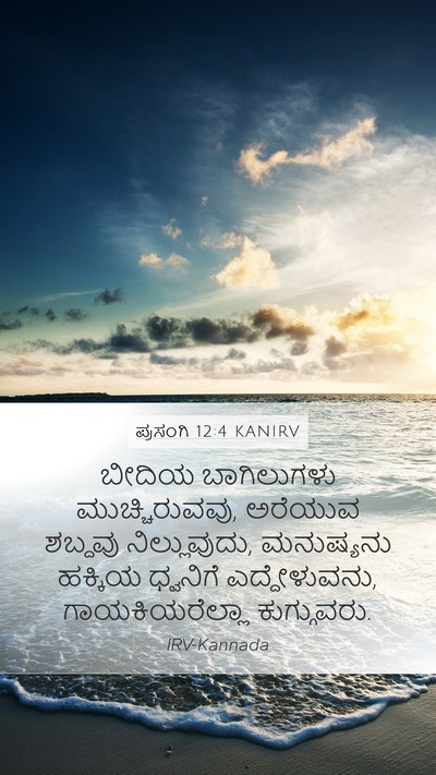 ಪ್ರಸಂಗಿ 12:4 KANIRV Mobile Phone Wallpaper - ಬೀದಿಯ ಬಾಗಿಲುಗಳು - Mobile Bible Verse Wallpaper