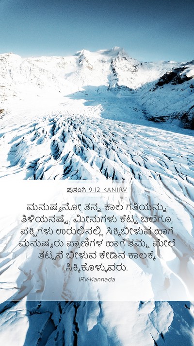 ಪ್ರಸಂಗಿ 9:12 KANIRV Bible Verse Image