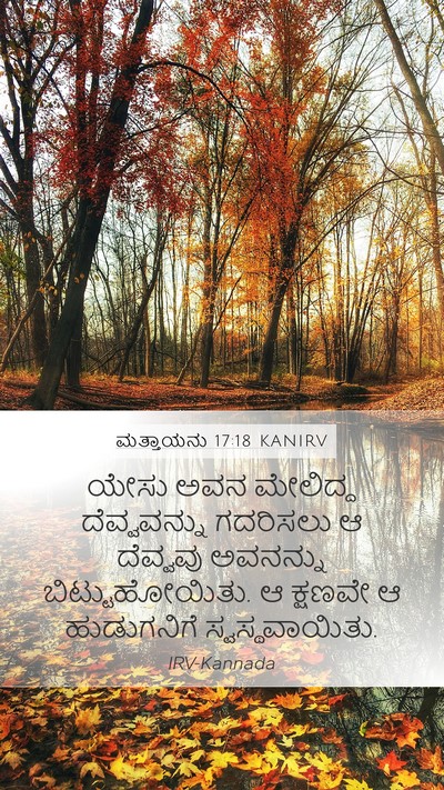 ಮತ್ತಾಯನು 17:18 KANIRV Bible Verse Image