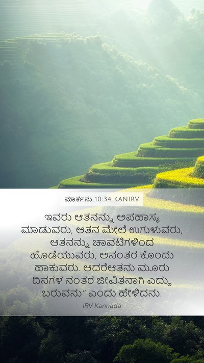 ಮಾರ್ಕನು 10:34 KANIRV Bible Verse Image