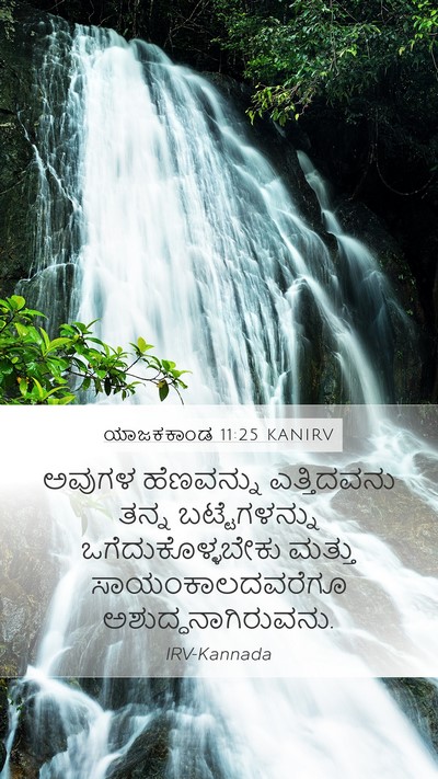 ಯಾಜಕಕಾಂಡ 11:25 KANIRV Bible Verse Image