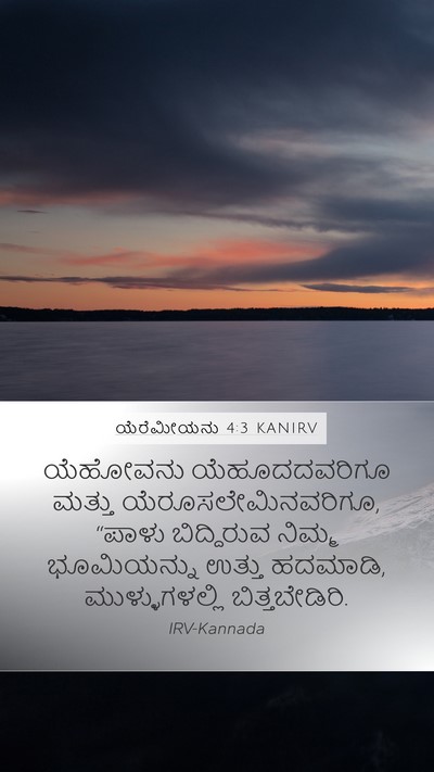 ಯೆರೆಮೀಯನು 4:3 KANIRV Bible Verse Image