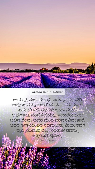 ಯೆಶಾಯನು 31:1 KANIRV Bible Verse Image