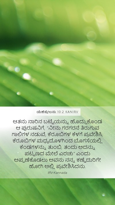 ಯೆಹೆಜ್ಕೇಲನು 10:2 KANIRV Bible Verse Image