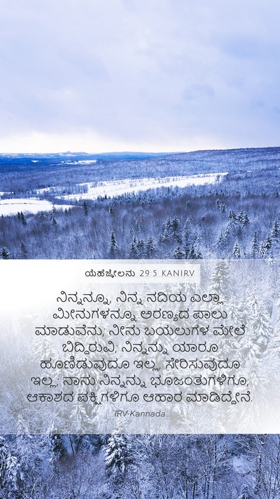 ಯೆಹೆಜ್ಕೇಲನು 29:5 KANIRV Bible Verse Image