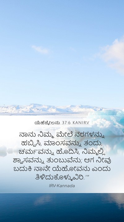 ಯೆಹೆಜ್ಕೇಲನು 37:6 KANIRV Bible Verse Image