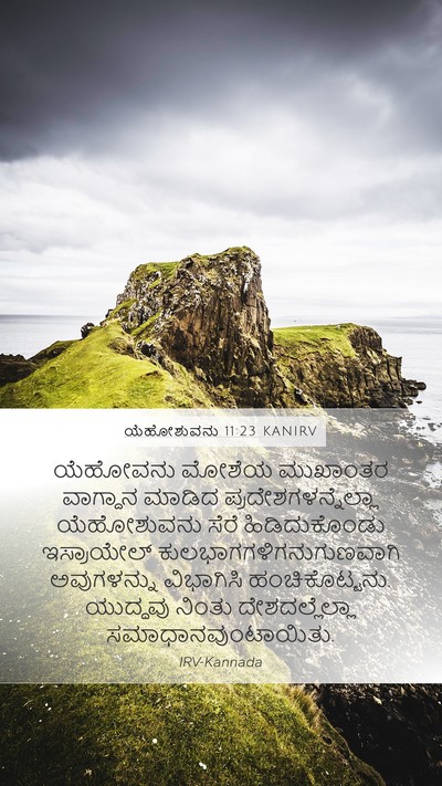 ಯೆಹೋಶುವನು 11:23 KANIRV Bible Verse Image