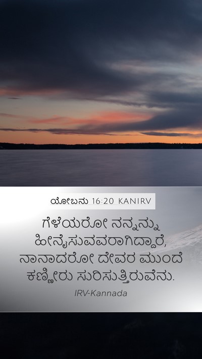 ಯೋಬನು 16:20 KANIRV Bible Verse Image
