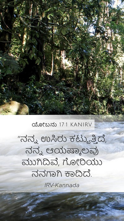 ಯೋಬನು 17:1 KANIRV Bible Verse Image