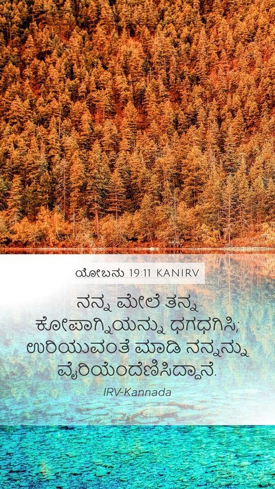 ಯೋಬನು 19:11 KANIRV Bible Verse Image