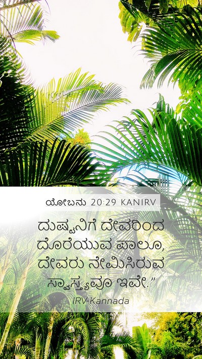 ಯೋಬನು 20:29 KANIRV Bible Verse Image