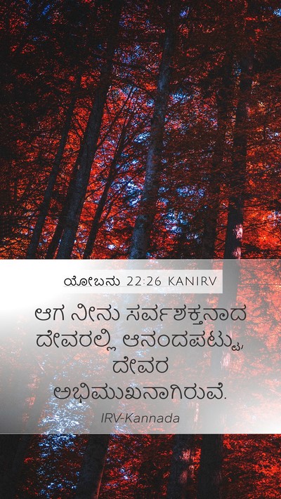 ಯೋಬನು 22:26 KANIRV Bible Verse Image