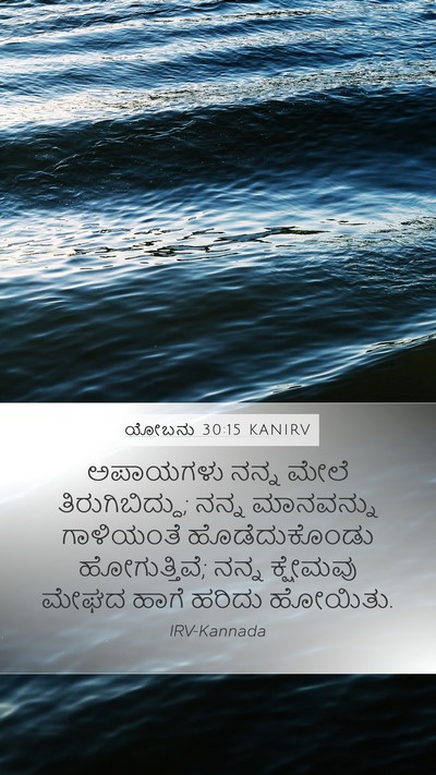 ಯೋಬನು 30:15 KANIRV Bible Verse Image